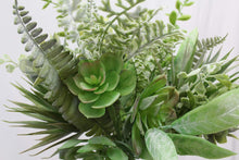 Load image into Gallery viewer, Faux 15&quot; Succulent Bouquet Arrangement Individual stems w/Various Succulents Arrangement Filler Wedding
