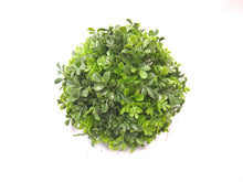 Load image into Gallery viewer, BOXWOOD BALL TOPIARY (9 INCH) ARTIFICIAL PLANT WEDDING DECOR, INDOOR/OUTDOOR DECORATION W/MULTIPLE LEAF SIZES